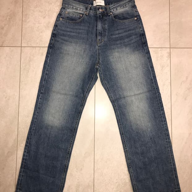 스트레이트 데님 팬츠