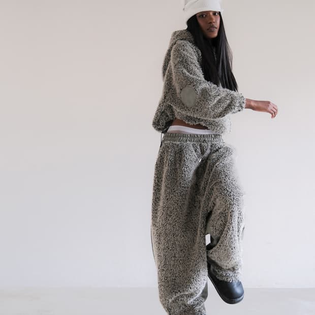 SOI FLUFFY DRY 후드 & 팬츠 KHAKI BEIGE