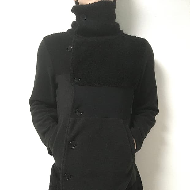 Gomme 고무 변형 하이넥 코트