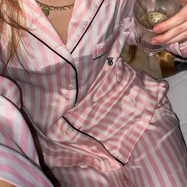 빅토리아시크릿 새틴 파자마