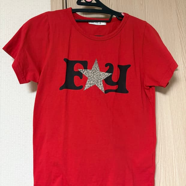 팬시클럽 반팔 FY 레오파드 티 (RED)