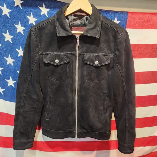 빈티지 스웨이드 집업 자켓 (ZARA MAN / S)