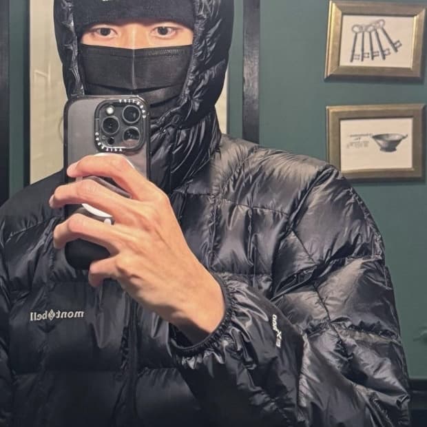 Name : (크림 새상품)몽벨 슈페리어 다운 파카 블랙 패딩 :)