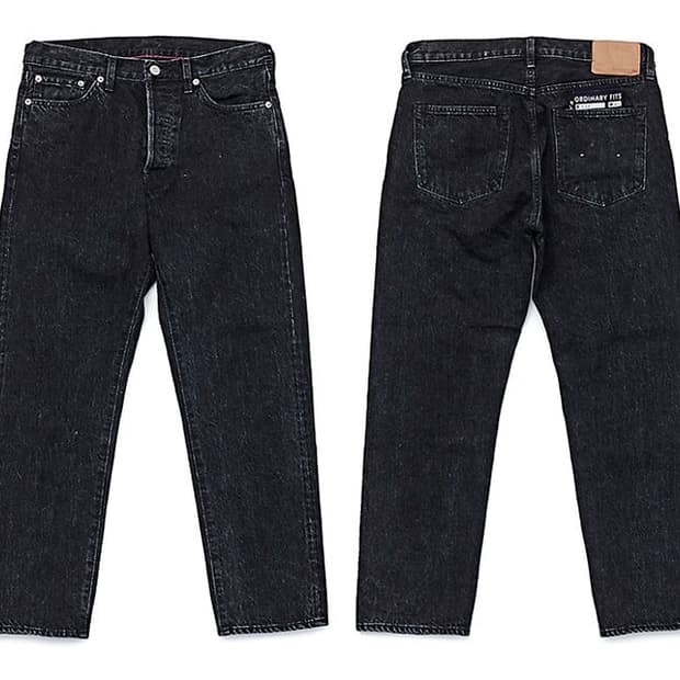 Ordinary Fits(오디너리 핏츠) 5포켓 앵클 데님 블랙