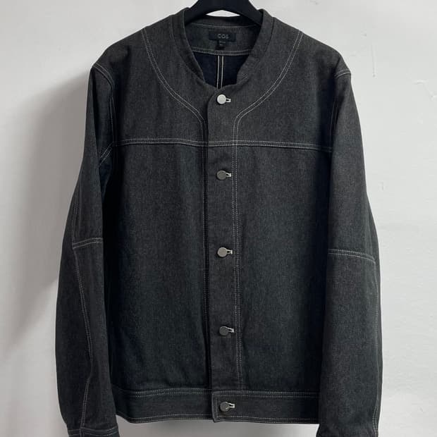 COS 코스 차이나카라 데님 자켓 (on.549)