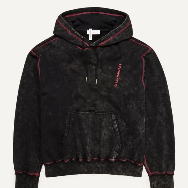 H&M 글렌마틴스 프린팅 후드