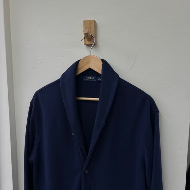16731 - 폴로 랄프로렌 네이비 숄카라 가디건