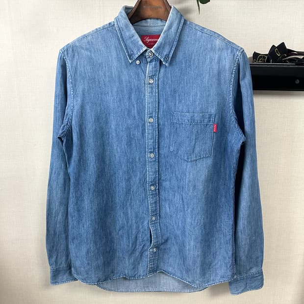 슈프림 데님 셔츠 M(95-100)정품