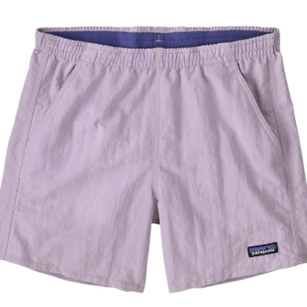 (W) 파타고니아 배기스 쇼츠 5인치 폭스글로브 퍼플 팝니다.