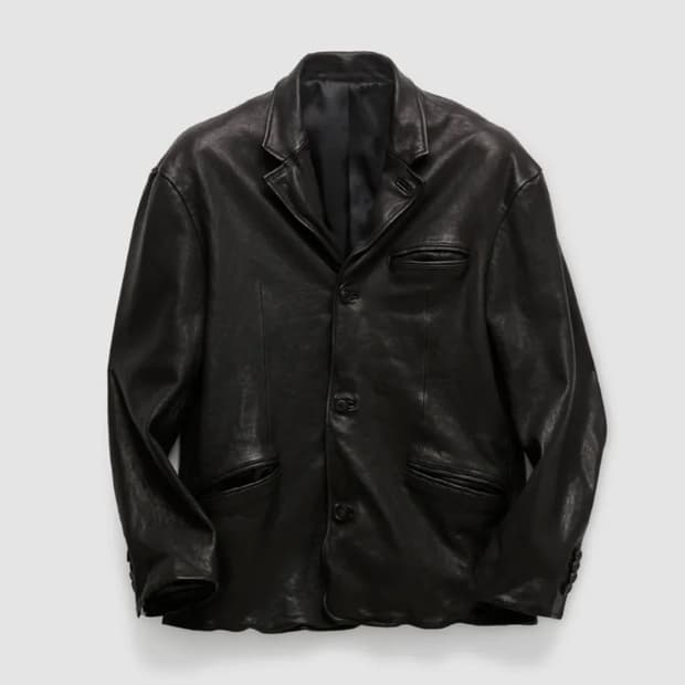 쿠어 램스킨 블레이저 M 새제품