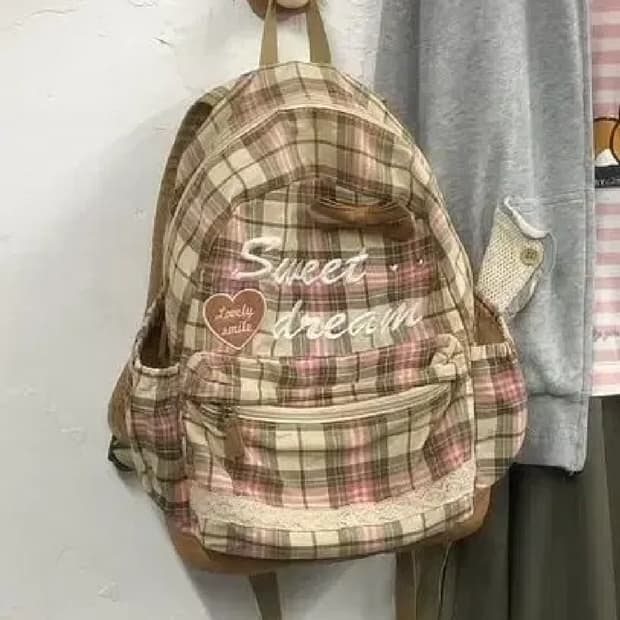 빈티지 가방 모리걸 백팩 모리 백팩배낭 헤이세이 로걀 로맨틱갸루 라떼갸루