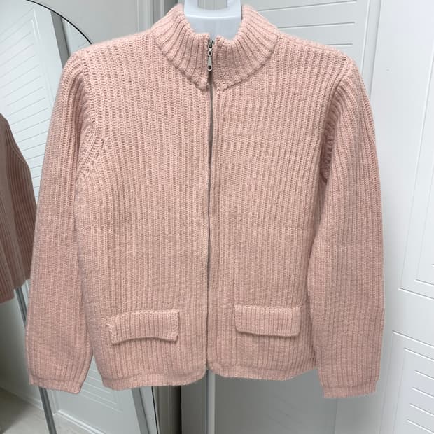 더히스토리 니트집업 새상품