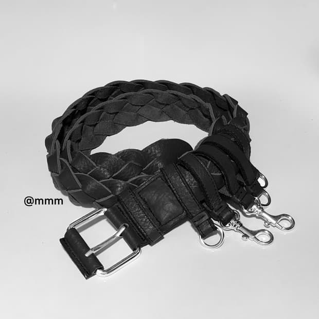 [Unisex] 키링고리 위빙 레더 벨트