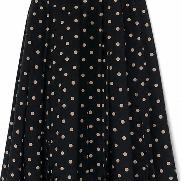 Japanese Dot vintage skirt