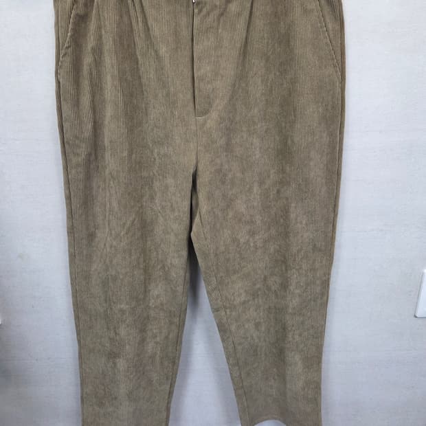 에디바우어 밴딩 코듀로이 테이퍼드 팬츠 xxl