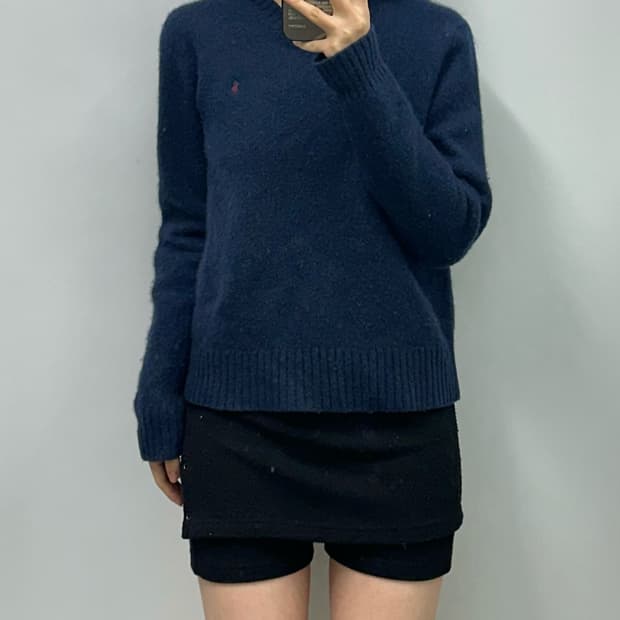 폴로 랄프로렌 네이비 울 니트