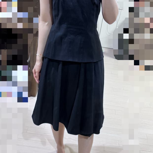 마른55 55 막스마라 스포트막스 네이비 정장 원피스