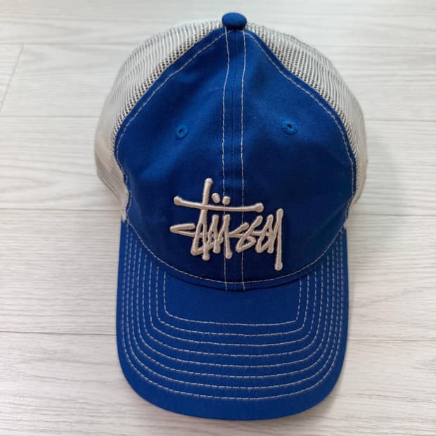 스투시 뉴에라 콜라보 트러커캡 블루