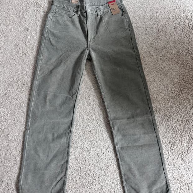 리바이스 565 코듀로이 팬츠 34/34 그레이