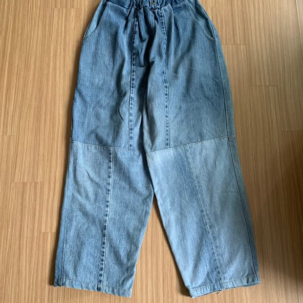 디테일 연청 바지 
