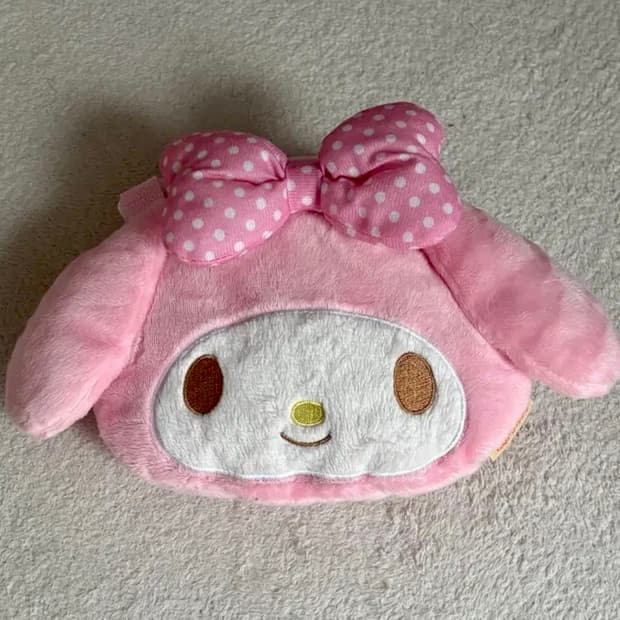 마이멜로디 도트리본 파우치 가방