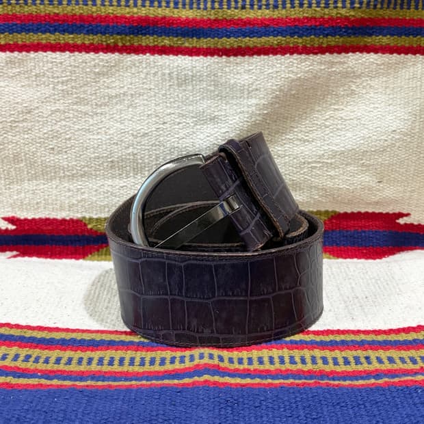 꼼사데모드 파이톤 오발 오링 벨트 / phython oval belt