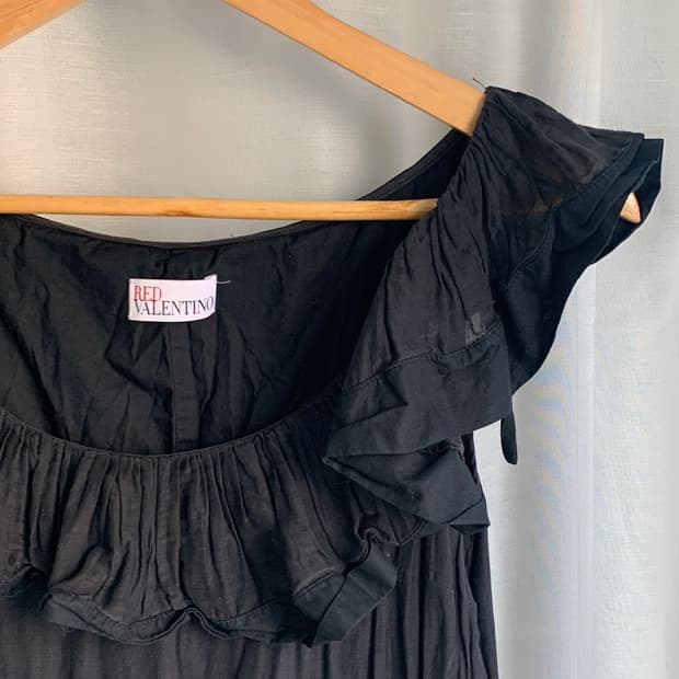 Red Valentino dot frill dress