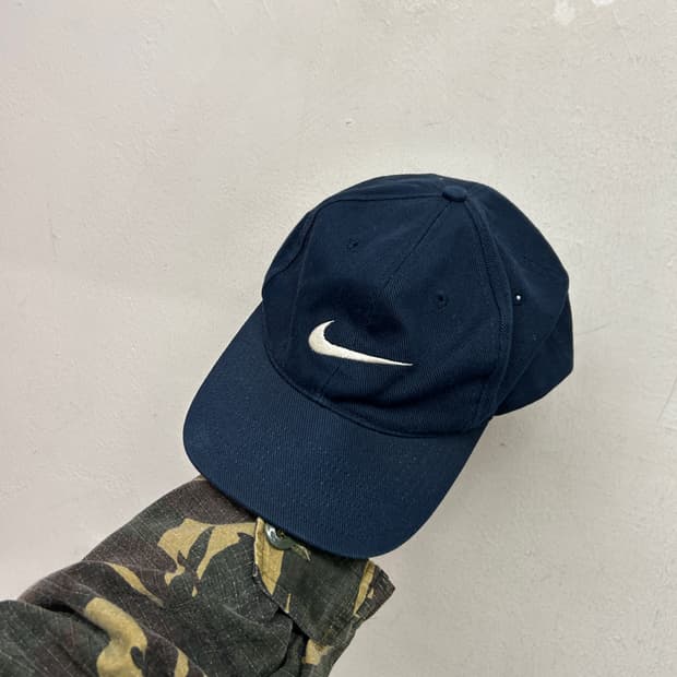 90s 나이키 볼캡 네이비 스우시 캡모자