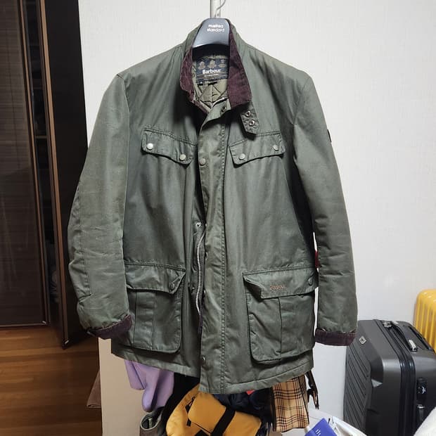 바버 인터내셔널 왁스 자켓 xl 105
