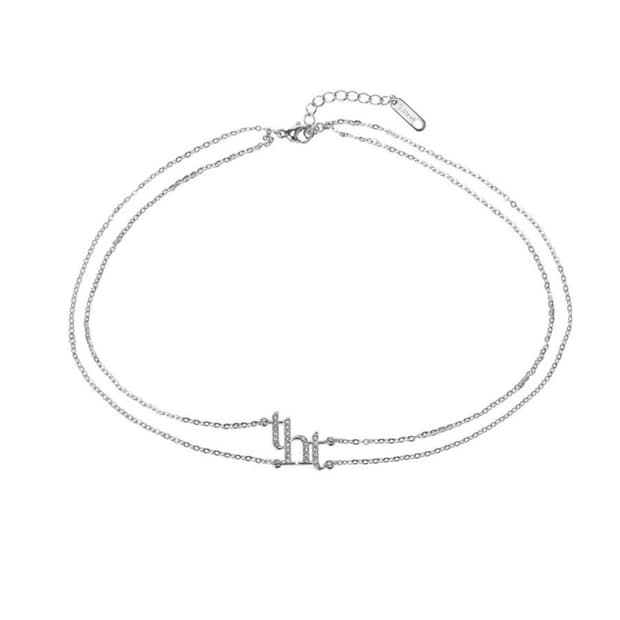 쓰리타임즈 초커 목걸이