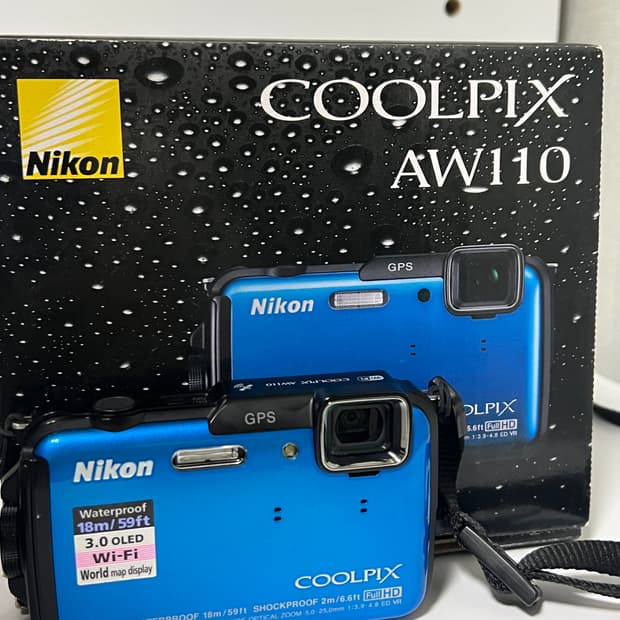 준민트급) 니콘 쿨픽스 AW110 Nikon Coolpix 디카 풀박스