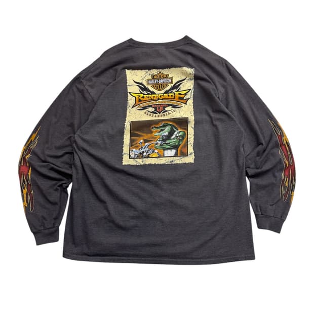 할리데이비슨 일레트로닉 플레임 롱슬리브