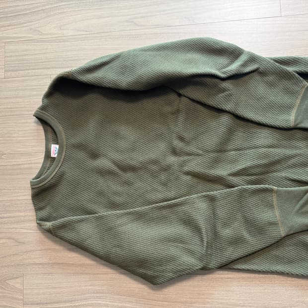 리얼맥코이 와플 써멀 롱슬리브 티셔츠 42-44사이즈 