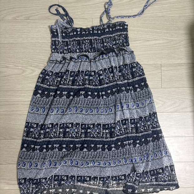 하구미 모리걸 에스닉 hippie mini dress