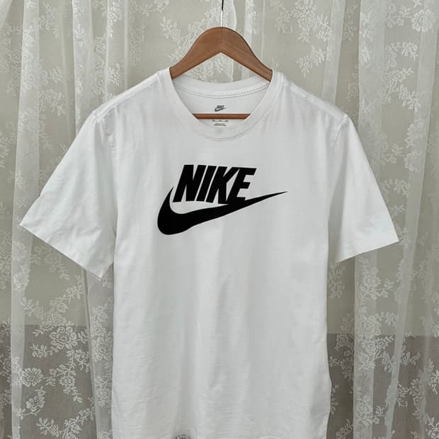 XXL) 나이키 빅로고 반팔 티셔츠 화이트