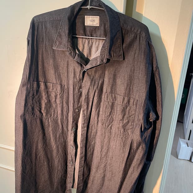 Another Office Comfy Shirt Black Denim 3