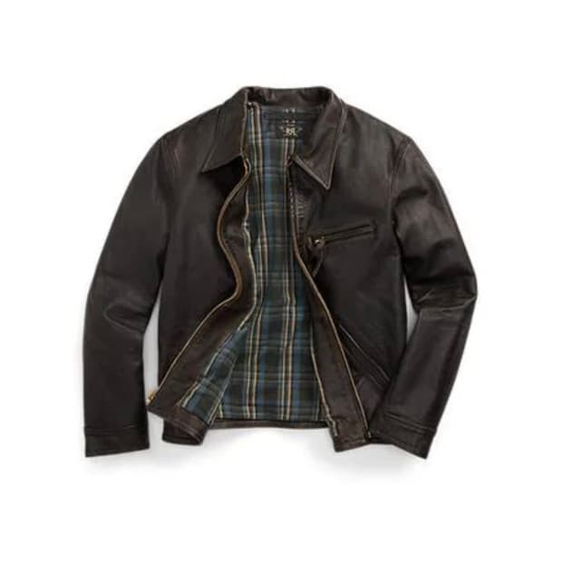 더블알엘 뉴스보이 레더자켓 xl 새상품