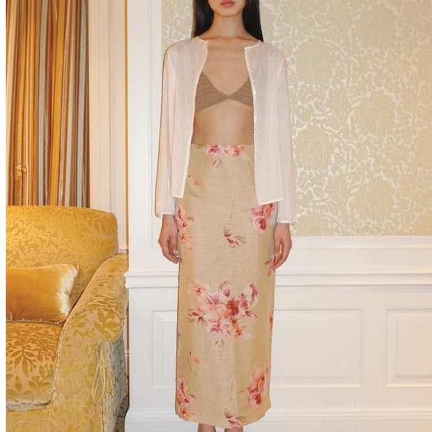 누아누 Nima Skirt_Tan