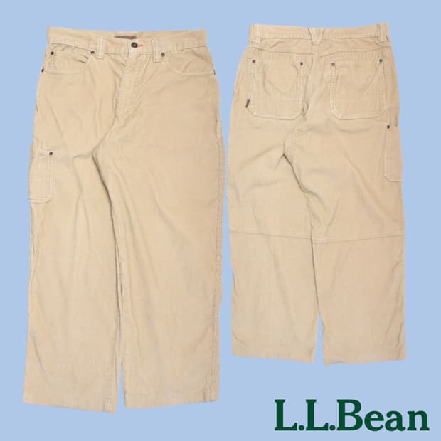 LL Bean 코듀로이 골덴 팬츠 32