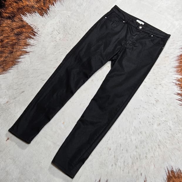 H&M 블랙 코팅진