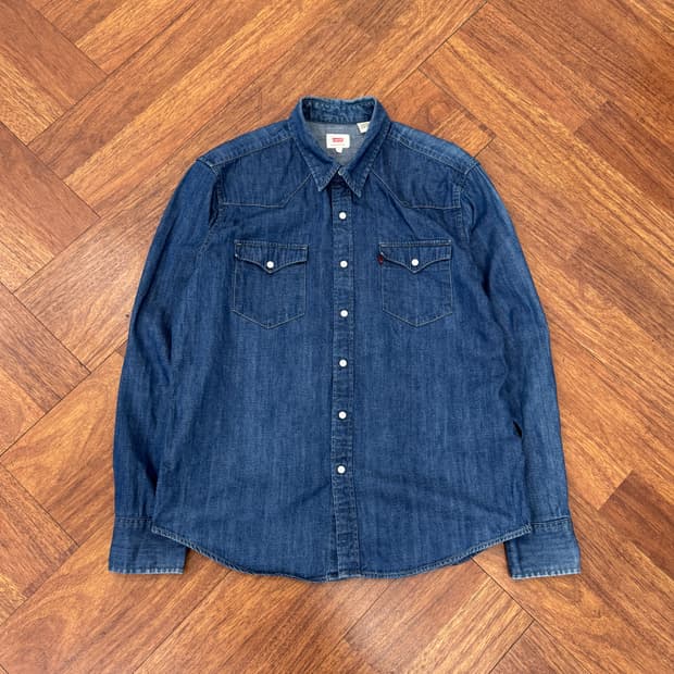 L 리바이스 데님 웨스턴 남방 셔츠 