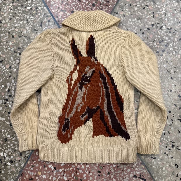 50s 웨스턴 코위찬 가디건 (S)