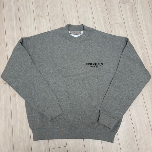 [95] 에센셜 피어오브갓 맨투맨 그레이 XS