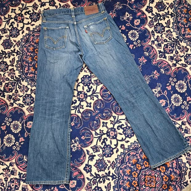 리바이스(Levis) 빈티지 Lot 527 로우 부츠컷 데님 청바지