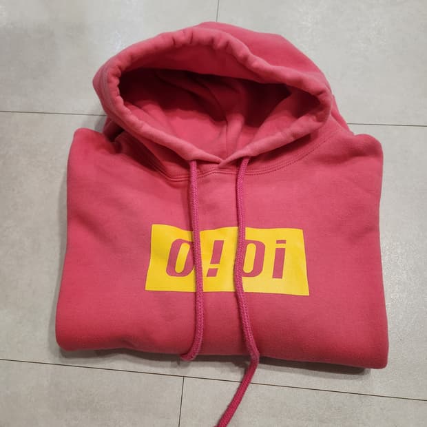 오아이오아이 기모 후드맨투맨