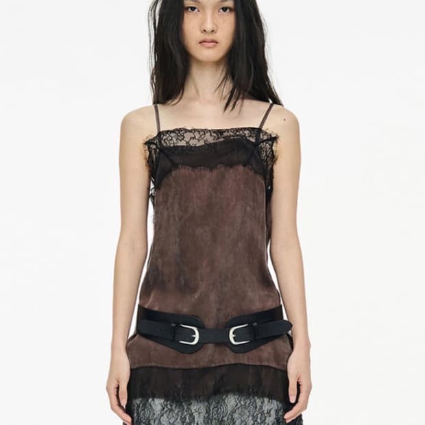 세릭 레이스 슬립 원피스 새상품