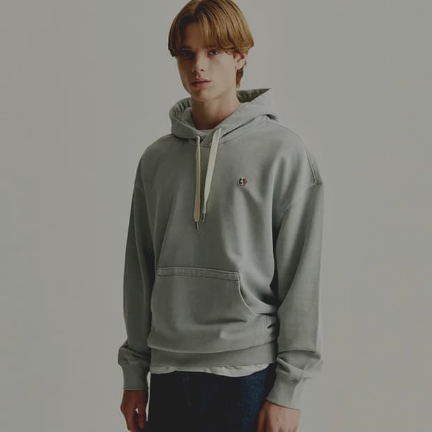 남성L)헤지스. 후드 맨투맨(MTA