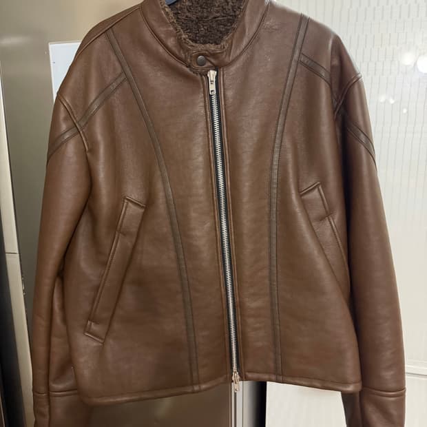 알렌느 무스탕 샘플 2사이즈