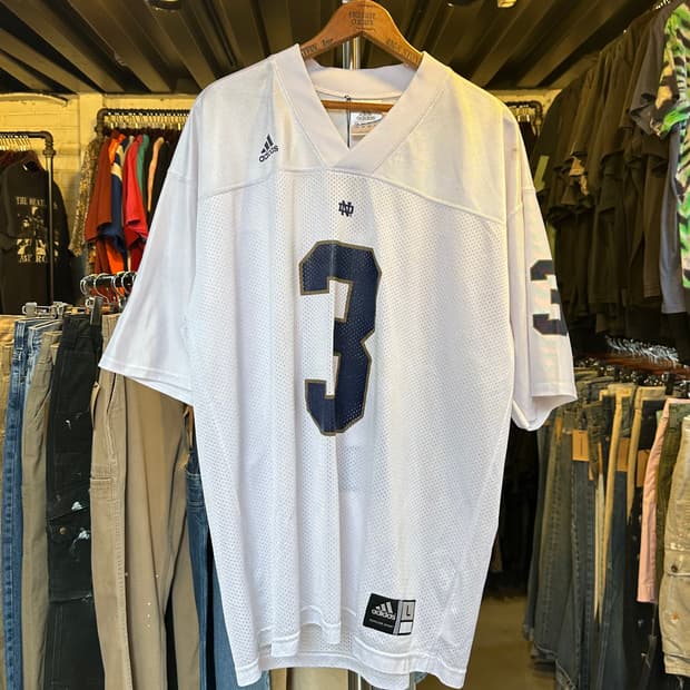아디다스 NFL 풋볼 Notre Dame 메쉬 져지