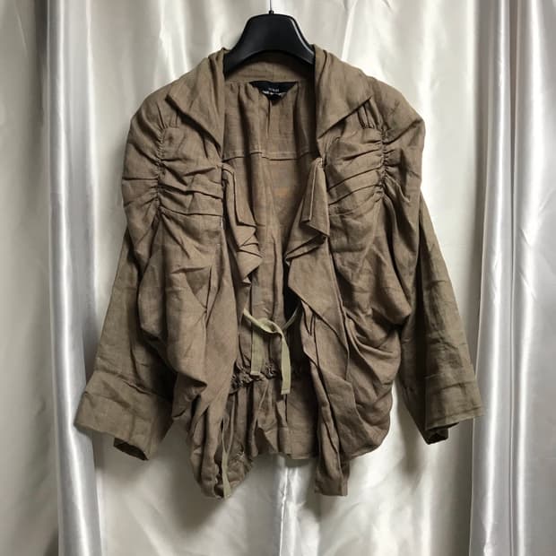 꼼데가르송 본디지 셔링 볼레로